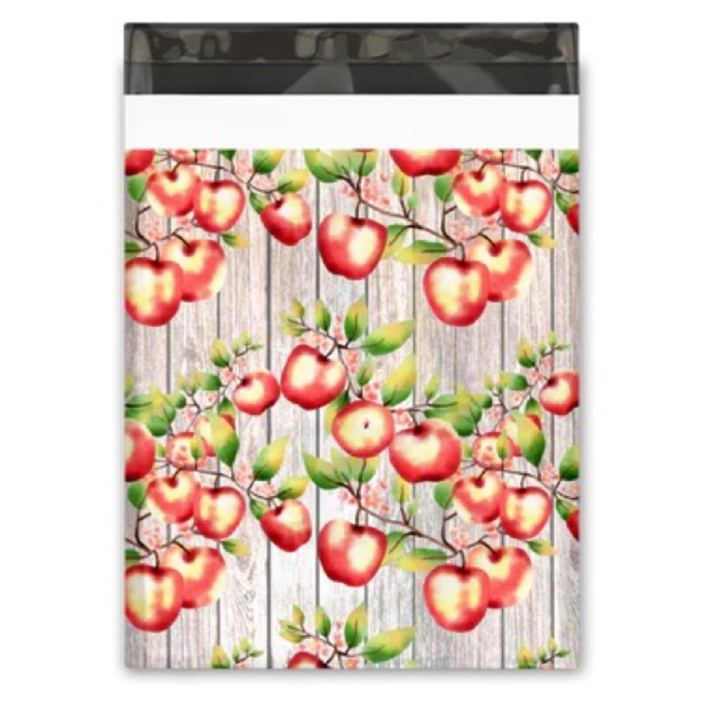 Apples ๐ and Blossoms Poly Mailers 10x13 Pack of 25 - Picture 1 of 3